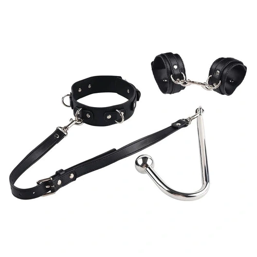 and Collar with Hook Cuffs Elegant Anal Beaded 5334 0824